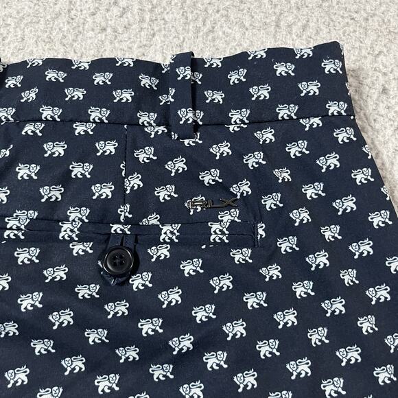 RLX Ralph Lauren Shorts Mens 36 Blue All Over Print Chino Performance Golf - Picture 9 of 13